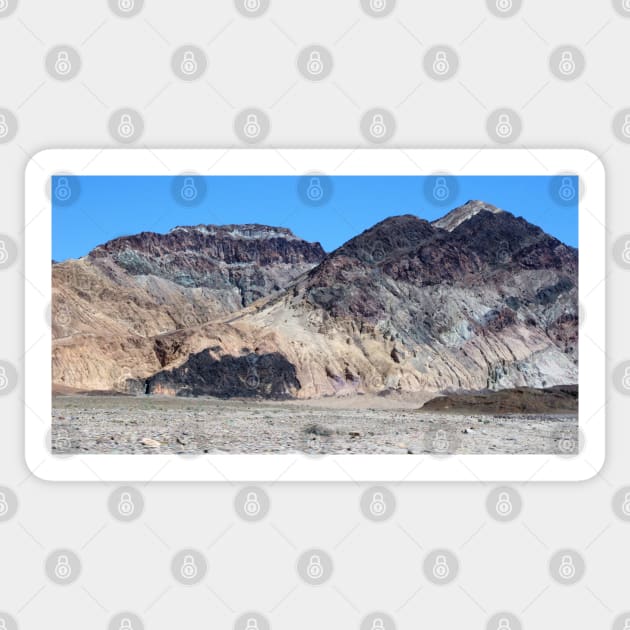 Death Valley Rock Formations Sticker by Christine aka stine1